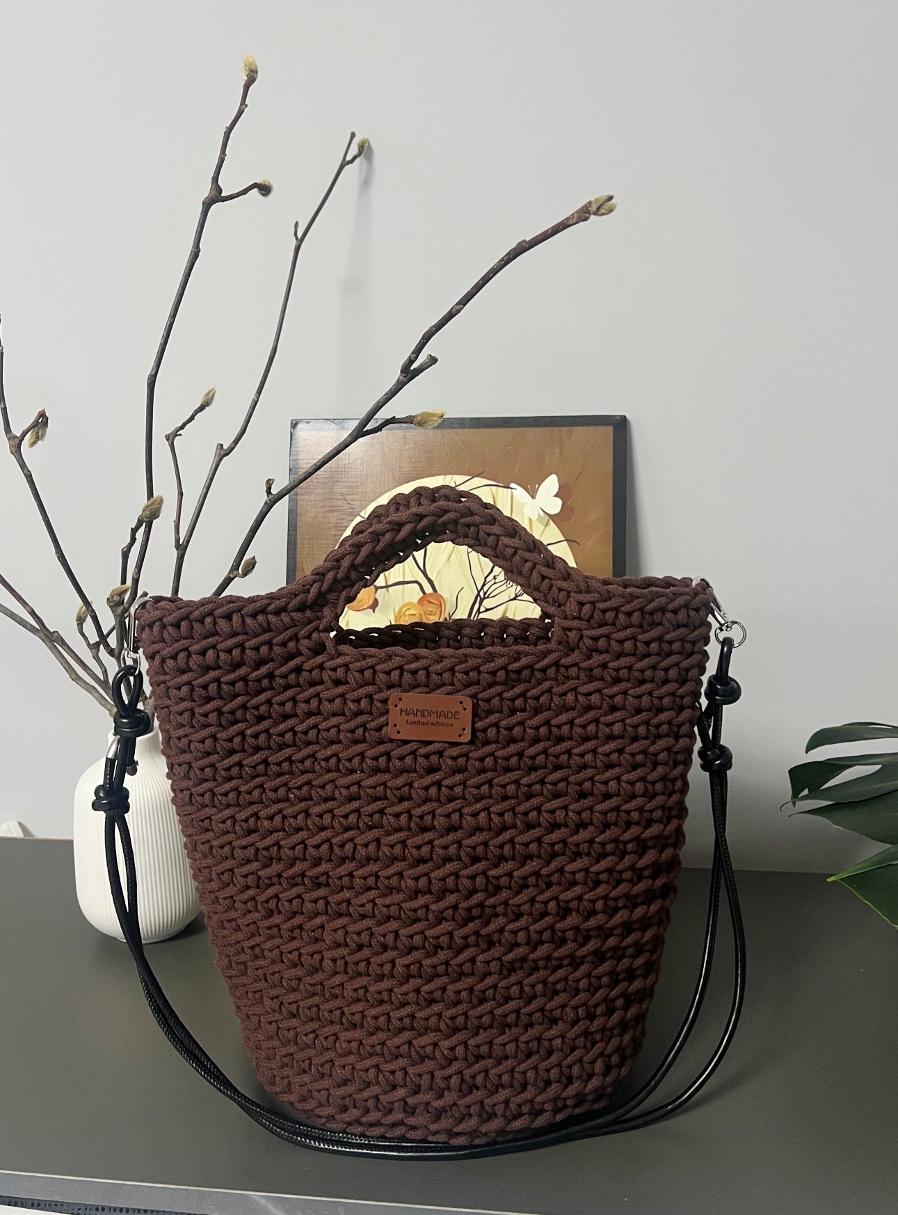 Crochet Bucket Bag DIY Kit | Handmade Crochet Bag Materials Set