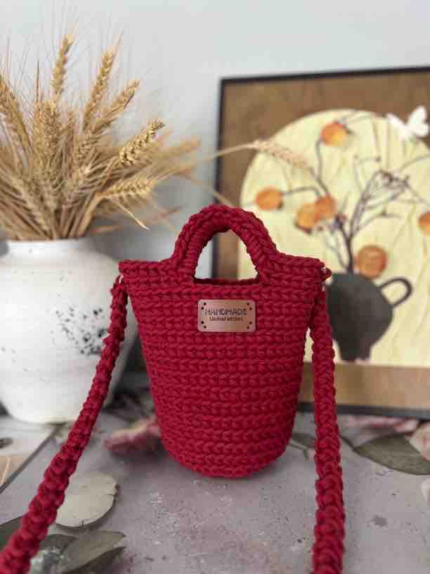 Cute Mini Crochet Phone Bag Pattern PDF | Easy Crossbody Bag for Beginners