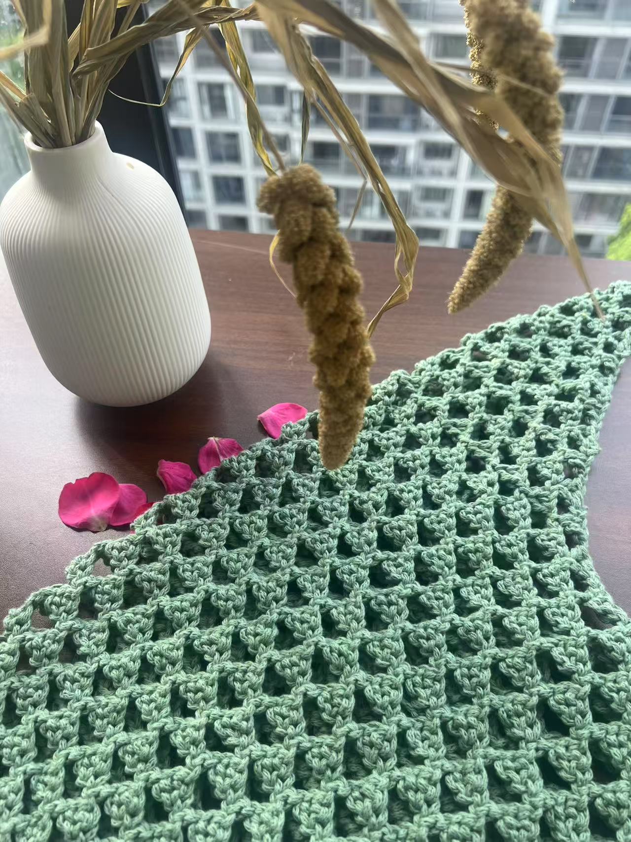 Crochet Mesh Bag – Lightweight Summer Market Tote