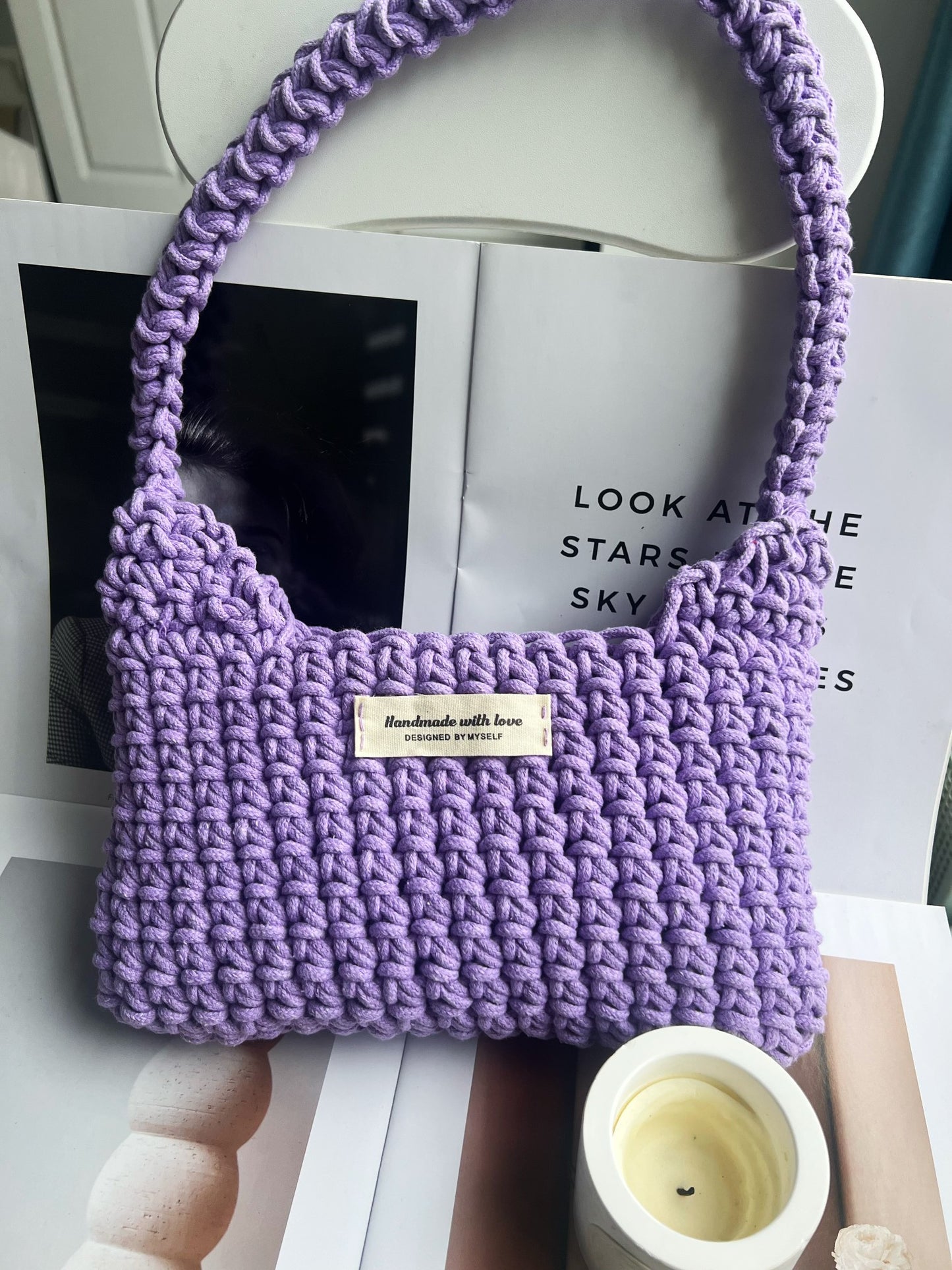 Digital PDF Pattern (Instant Download)– Crochet Shoulder Bag.