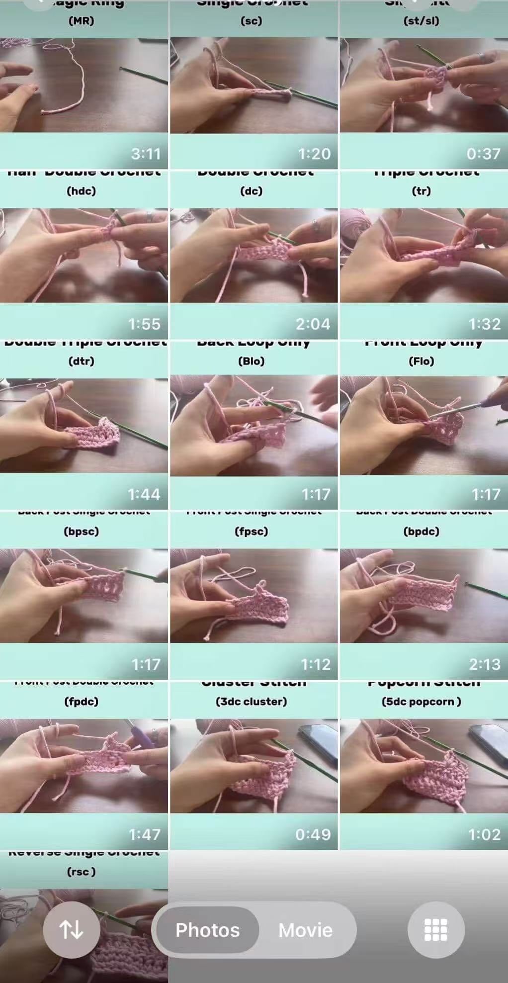 Crochet Beginner Guide | PDF + Video Bundle(instant download after purchase)