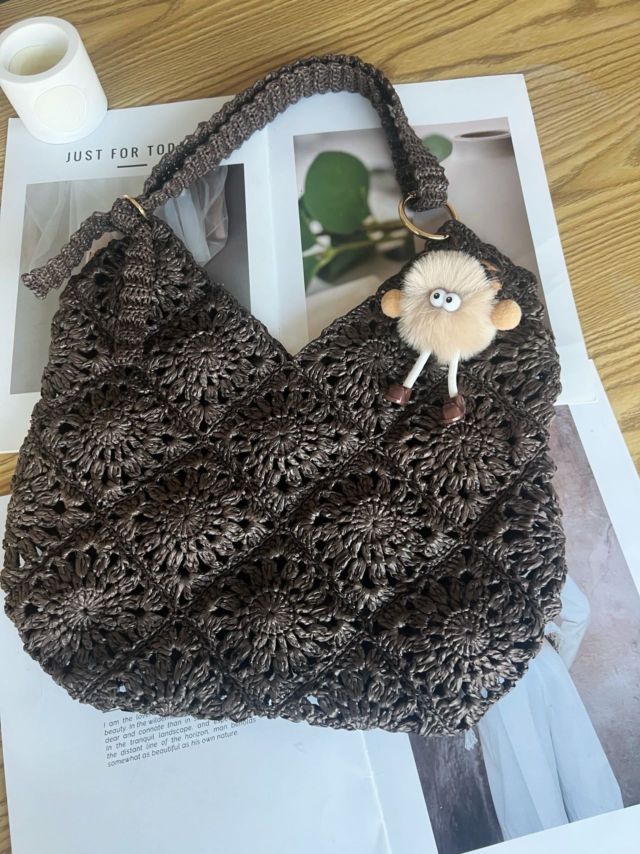 🌿 Written Pattern (Digital PDF)｜Granny Square Crochet Tote Bag