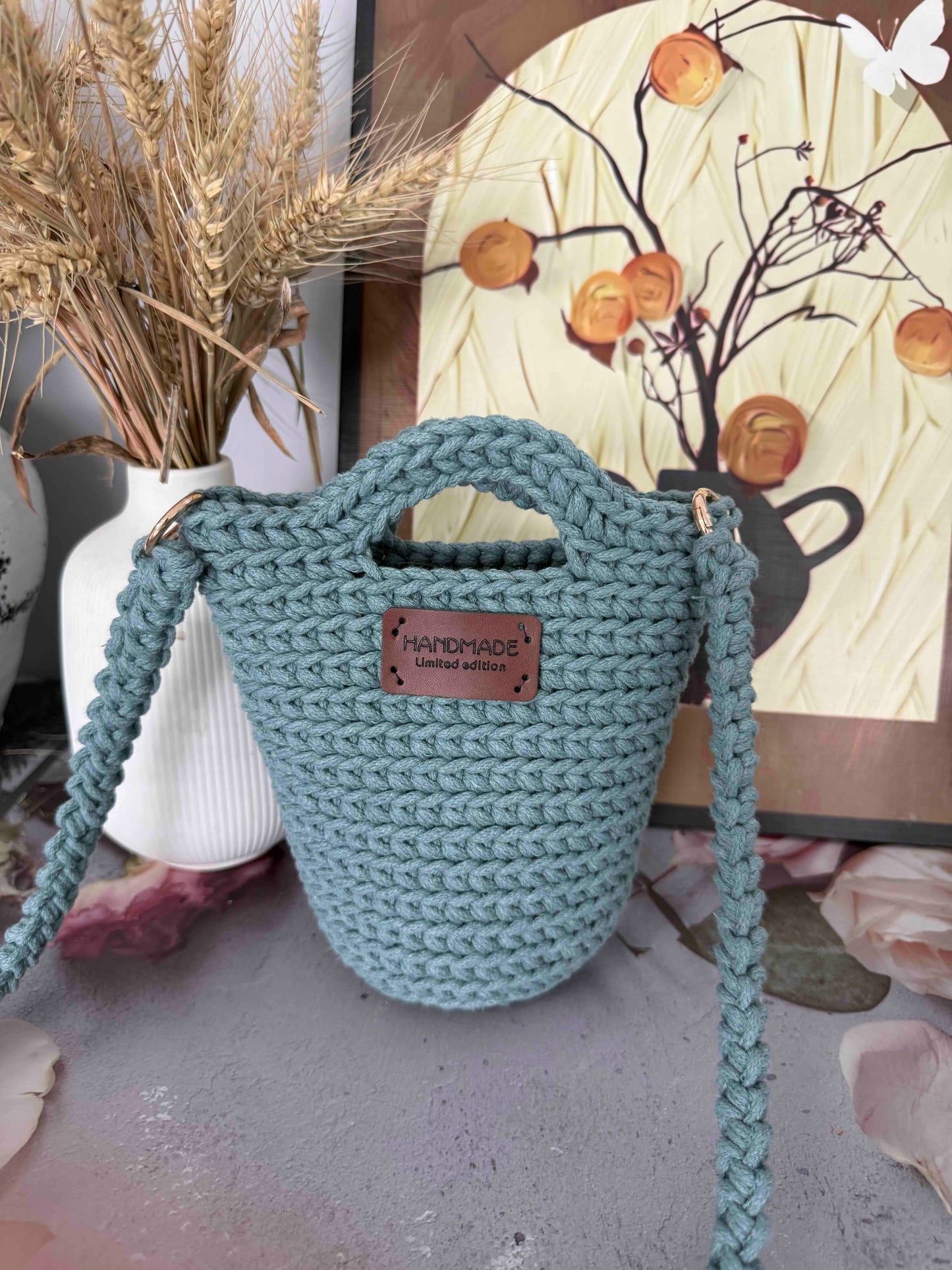 Cute Mini Crochet Phone Bag Pattern PDF | Easy Crossbody Bag for Beginners