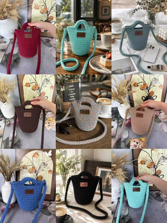 Cute Mini Crochet Phone Bag Pattern PDF | Easy Crossbody Bag for Beginners