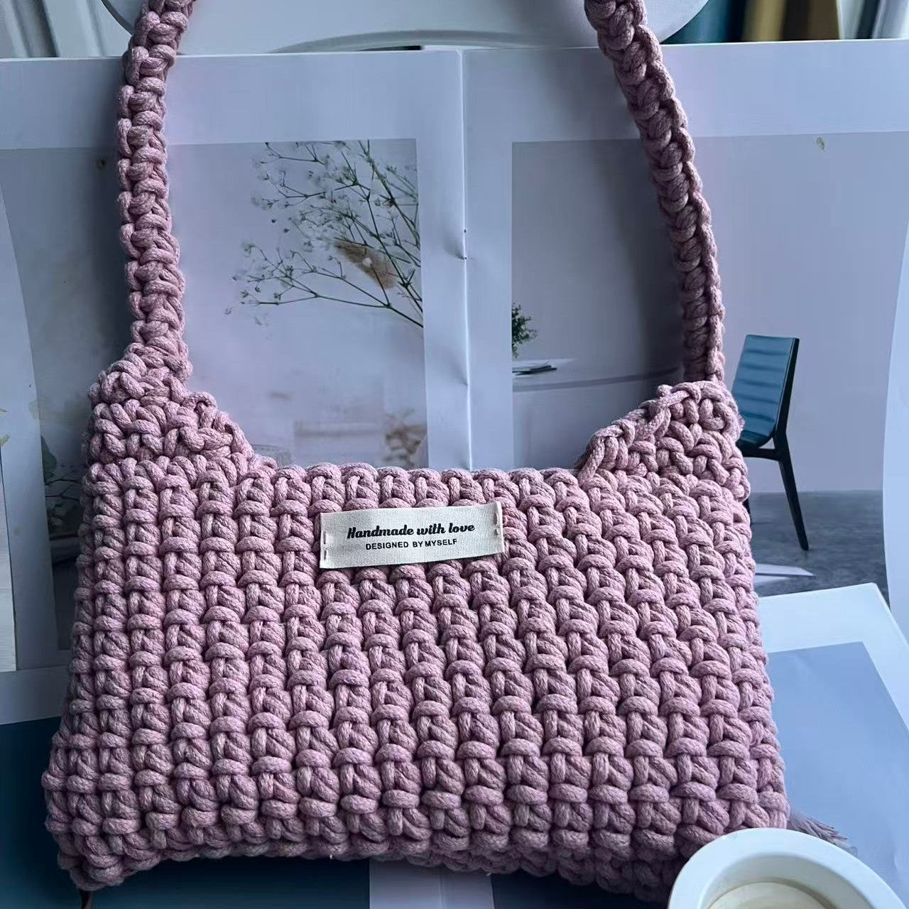 Digital PDF Pattern (Instant Download)– Crochet Shoulder Bag.