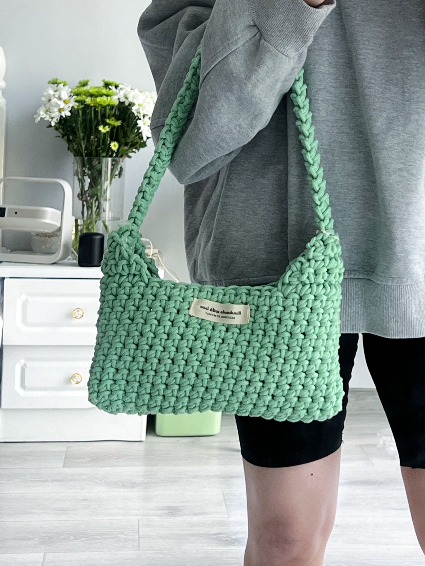 Digital PDF Pattern (Instant Download)– Crochet Shoulder Bag.