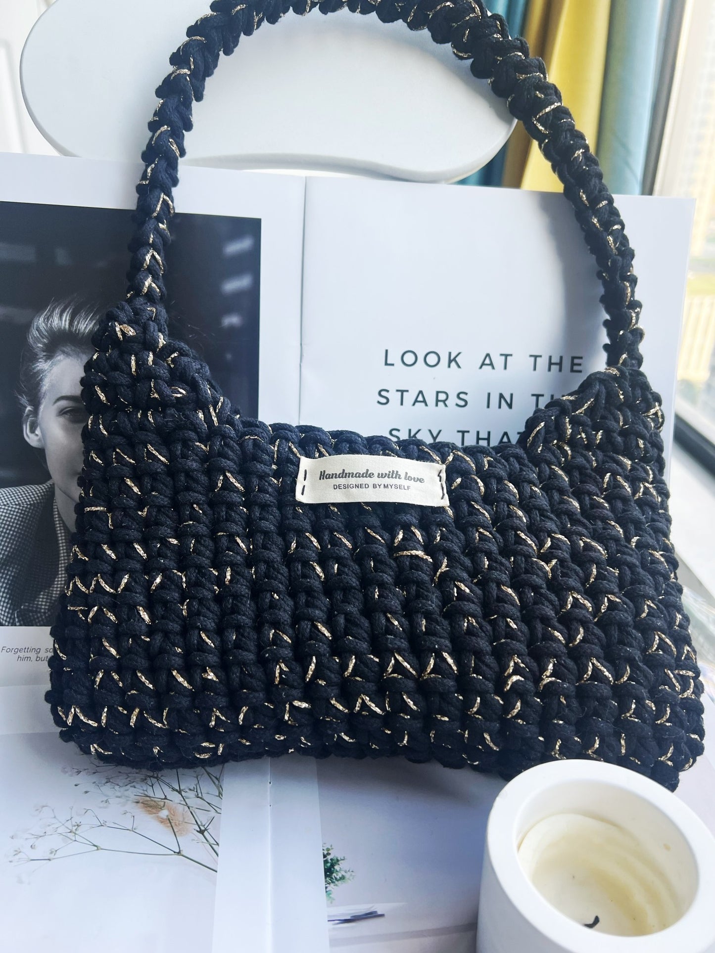 Digital PDF Pattern (Instant Download)– Crochet Shoulder Bag.